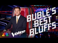 Thumbnail for the Michael Bublé - Funniest Lies | The Voice | NBC link, provided by host site