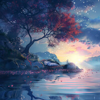 Thumbnail for the music - Gentle Sounds: Soothing Relaxation Music link, provided by host site