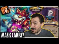Thumbnail for the Kripp - GHASTLY MASK WILL CARRY ANY BUILD! - Hearthstone Battlegrounds link, provided by host site