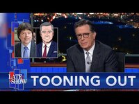 Thumbnail for the Stephen Colbert - Stephen Gives A Sneak Peek At Ken Burns On "Tooning Out The News" link, provided by host site
