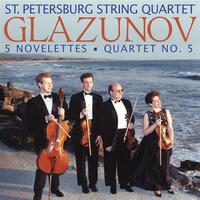 Thumbnail for the St. Petersburg String Quartet - GLAZUNOV, A.: 5 Novelettes / String Quartet No. 5 (St. Petersburg String Quartet) link, provided by host site