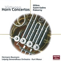 Thumbnail for the Hermann Baumann - Gliere, Pokorny, Saint-Saëns: Horn Concertos link, provided by host site