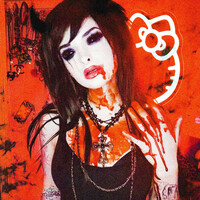 Image of 6arelyhuman linking to their artist page due to link from them being at the top of the main table on this page