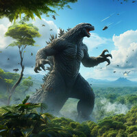 Thumbnail for the Aaron Fraser-Nash - Godzilla Sings A Song, Pt. 2 link, provided by host site