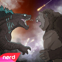 Thumbnail for the NerdOut - Godzilla vs. King Kong Rap Battle link, provided by host site