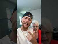 Thumbnail for the Bailey Zimmerman - Grandma absolutely cooked on this😂 link, provided by host site