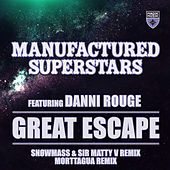 Thumbnail for the Manufactured Superstars - Great Escape (Snøwmass & Sir Matty V Remix + Morttagua Remix) link, provided by host site