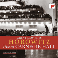 Thumbnail for the Vladimir Horowitz - Great Moments of Vladimir Horowitz live at Carnegie Hall link, provided by host site