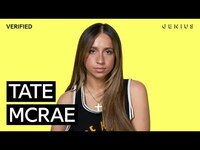 Thumbnail for the Tate McRae - "Greedy" Official Lyrics & Meaning | Genius Verified link, provided by host site