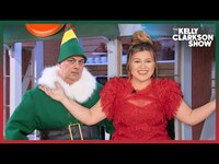 Thumbnail for the Kelly Clarkson - & Grumpy Elf Surprise Audience With Amazing Holiday Gifts For The Home! link, provided by host site