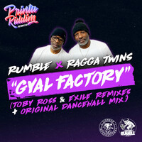 Thumbnail for the Rumble - Gyal Factory Remixes link, provided by host site