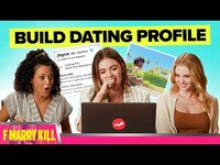 Thumbnail for the Lucy Hale - And the F Marry Kill Cast Build the Ultimate Dating Profile link, provided by host site