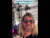 Thumbnail for the Taking Back Sunday - Hanging out with Spin Magazine over at ​⁠Bonnaroo today! Wooooo. #woooooo link, provided by host site
