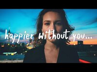 Thumbnail for the Cat Burns - Happier without you (Lyrics) link, provided by host site