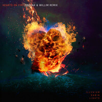 Thumbnail for the Illenium - Hearts on Fire (CORSAK & Willim Remix) link, provided by host site