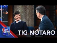 Thumbnail for the Stephen Colbert - Stephen Helps Rename Tig Notaro’s Homemade Vegan Spice Mix link, provided by host site