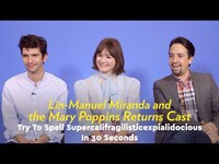 Thumbnail for the Lin-Manuel Miranda - Hilariously Tries to Spell Supercalifragilisticexpialidocious in 30 Seconds link, provided by host site