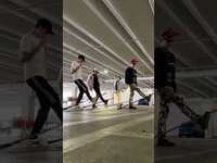 Thumbnail for the PRETTYMUCH - Hit the Same Place Broom Challenge though!!! link, provided by host site