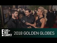Thumbnail for the Darren Criss - Holds Men Accountable at 2018 Golden Globes | E! Red Carpet & Award Shows link, provided by host site