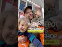 Thumbnail for the Chris Mann - @HomeDepot Kid’s Workshop lets me build memories with my kids 🔨❤️ #homedepot #familytime link, provided by host site