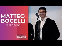 Thumbnail for the Matteo Bocelli - "Honesty" | Elvis Duran Live link, provided by host site