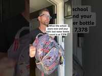Thumbnail for the Chris Mann - How many water bottles did ur kids lose this year? 🤦🏻‍♂️parenting #relatable #comedy #schoolmemes link, provided by host site