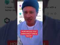 Thumbnail for the blink-182 - HOW WOULD YOU ANNOUNCE TOM IS BACK? link, provided by host site