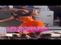 Thumbnail for the Cardi B - HURLS Mic At Fan Who Tosses Drink At Her Mid Performance link, provided by host site
