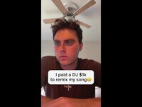 Thumbnail for the Matt Cooper - I paid a DJ $1k to remix my song👀 #shorts link, provided by host site