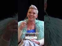 Thumbnail for the P!nk - "I was terrified in the video" link, provided by host site