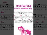 Thumbnail for the David Bennett - If "Pink Pony Club" was in the MINOR key... link, provided by host site