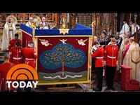 Thumbnail for the King Charles - III is privately anointed behind screens at coronation link, provided by host site
