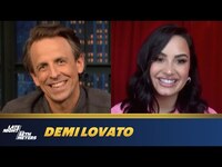 Thumbnail for the P!nk - Inspired Demi Lovato to Write Commander in Chief link, provided by host site