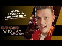 Thumbnail for the Nick Carter - Instagram Live - Who I Am Tour 2023 Rehearsals link, provided by host site