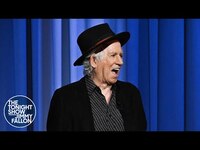 Thumbnail for the Keith Richards - Interrupts Jimmy with an Early Entrance | The Tonight Show Starring Jimmy Fallon link, provided by host site
