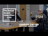 Thumbnail for the Genesis Owusu - Interview with Nic Harcourt LIVE from 88.5FM The SoCal Sound link, provided by host site