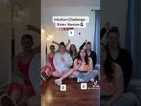 Thumbnail for the Cimorelli - Intuition challenge - sisters edition! 👀😱 #Shorts link, provided by host site