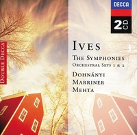 Thumbnail for the Charles Ives - Ives: Symphonies Nos 1-4; Orchestral Sets Nos.1-2 (2 CDs) link, provided by host site