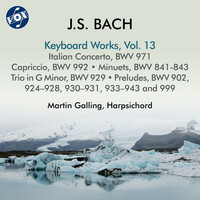 Thumbnail for the Johann Sebastian Bach - J.S. Bach: Keyboard Works, Vol. 13 link, provided by host site