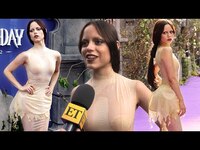 Thumbnail for the Wednesday - Jenna Ortega Channels a Snake at London Premiere link, provided by host site