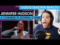 Thumbnail for the Sam Johnson - Jennifer Hudson - A Change Is Gonna Come (Sam Cooke) | Voice Teacher Reacts link, provided by host site