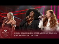 Thumbnail for the Kelsea Ballerini - Jill Scott & Meghan Trainor Perform a Shania Medley | 2016 CMT Artists of the Year link, provided by host site