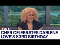 Thumbnail for the Cher - Joins Good Day to wish Darlene Love a happy birthday link, provided by host site