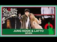 Thumbnail for the jungkook - Jung Kook & Latto Perform 'Seven' Live | Global Citizen Festival 2023 link, provided by host site