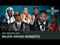 Thumbnail for the Jamie Foxx - Kendrick Lamar, Mariah Carey, Snoop & More Own Big Award Moments | BET Awards ’25 link, provided by host site