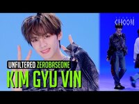 Thumbnail for the ZEROBASEONE - [UNFILTERED CAM] KIM GYU VIN(김규빈) 'BLUE' 4K | STUDIO CHOOM link, provided by host site