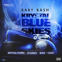 Thumbnail for the Baby Bash - Krystal Blue Skies (Remix) link, provided by host site