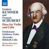 Thumbnail for the Friedemann Eichhorn - Kummer & Schubert: Duos for Violin & Cello link, provided by host site