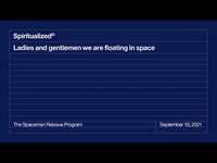 Thumbnail for the Spiritualized - Ladies and gentlemen we are floating in space: The Spaceman Reissue Program Promo 3 link, provided by host site