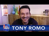 Thumbnail for the Stephen Colbert - Stephen Learns To Call A Play, Tony Romo Style link, provided by host site